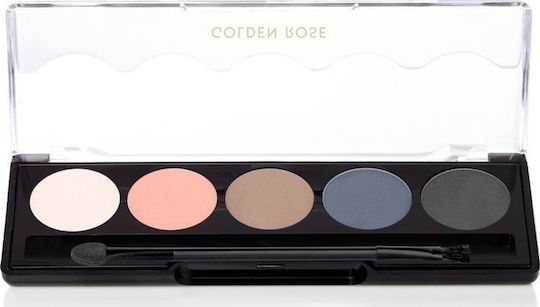Golden Rose Professional Palette Eyeshadow 112 Stormy Mate Παλέτα με Σκιές Ματιών Matte σε Στερεή Μορφή 6gr