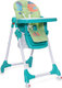 Cangaroo Kimchi Foldable Baby Highchair with Metal Frame & Fabric Seat Green