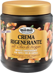 Milmil Professional Crema Rigenerante Olio di Argan Μάσκα Μαλλιών 1000ml