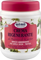 Milmil Professional Crema Rigenerante Al Burro Di Karite Μάσκα Μαλλιών 1000ml