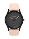 Dukudu Marit Watch with Pink Leather Strap