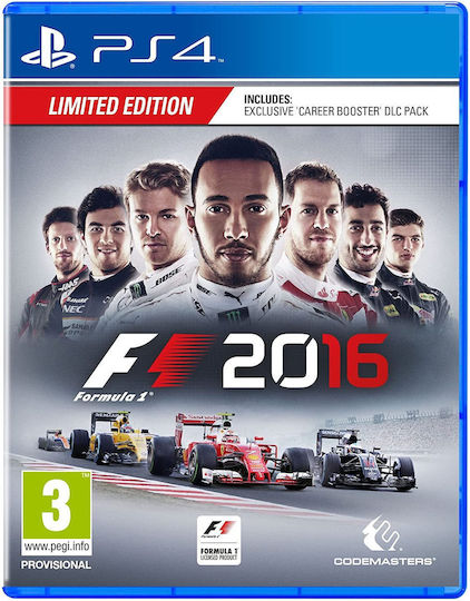 Formula 1 2016 Limited Edition PS4 Game (Used)