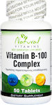 Natural Vitamins Vitamin B-100 Complex 50 ταμπλέτες