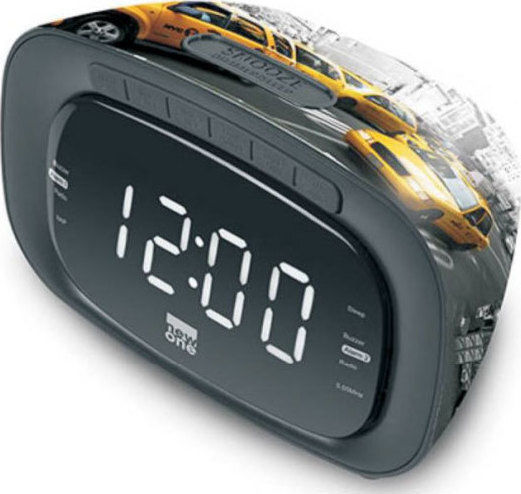 Muse CR-130NY Ceas De Masă Digital LED Cu Ceas Deșteptător Și Radio CR-130NY