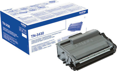 Brother TN-3430 Toner Laser Εκτυπωτή Μαύρο 3000 Σελίδων