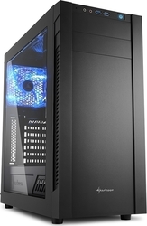 Sharkoon S25-W Turnul Midi Cutie de calculator cu fereastră laterală Negru