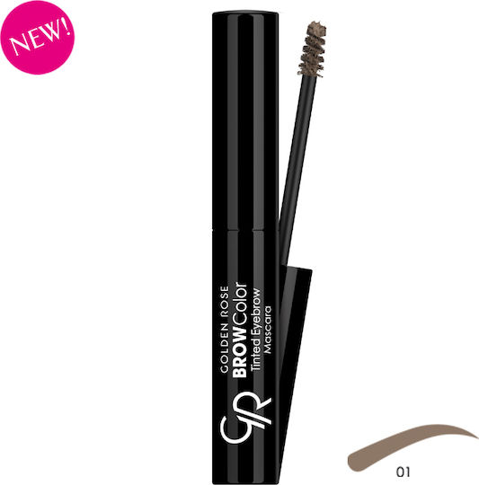 Golden Rose BrowColor Tinted Mascara for Eyebrows 01