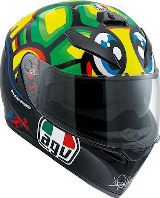 AGV K-3 SV Pinlock Tartaruga Мотоциклетна Каска Цяло лице DOT / ECE 22.05 1570гр с Pinlock и Sunvisor 210301A0EY008006