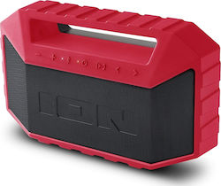 ION Audio Plunge Wasserdicht Bluetooth-Lautsprecher 20W mit Batterielaufzeit bis zu 20 Stunden Rot