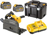 Dewalt DCS520T2R Plunge Circular Saw 54V 2x6Ah with Speed Setting and Suction System DCS520T2R-QW