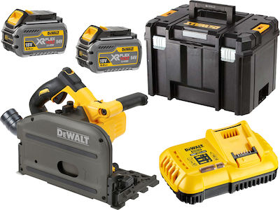 Dewalt Plunge Circular Saw 54V 2x6Ah with Speed Setting and Suction System -QW