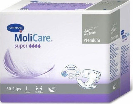 Hartmann MoliCare Premium soft super 60cm x 90cm Пелени за инконтиненция Малък 30бр