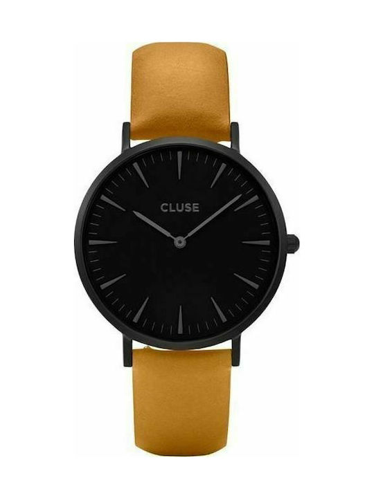 Cluse La Boheme Watch with Brown Leather Strap