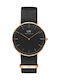 Daniel Wellington Classic Cornwall Damen Uhr mit Schwarz Stoffarmband