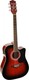 Richwood Полуакустичен Китара RD 12 CERS Отрязана Червено