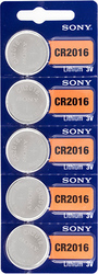 Sony Uhrenbatterie Lithium CR2016 3V Sony Uhrenbatterie Lithium CR2016 3V