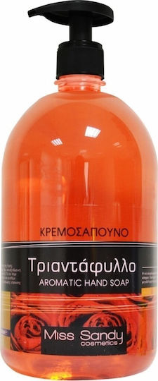 Miss Sandy Rose Aromatic Hand Soap με Αντλία Τριαντάφυλλο 1000ml