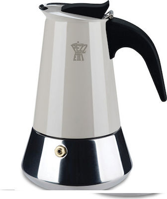 Pezzetti Steelexpress Stovetop Espresso Pot 2Cups Gri