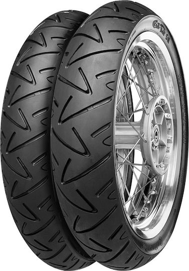 Continental ContiTwist Sport SM 100/80-17 52H Безкамерни Гуми за Мотоциклет На Пътя Преден