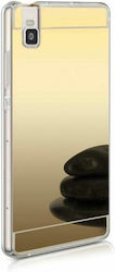 Forcell 7i Silicone Back Cover Gold ()