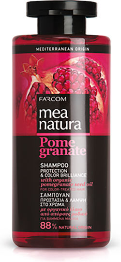 Farcom Mea Natura Pomegranate Σαμπουάν Διατήρησης Χρώματος για Βαμμένα Μαλλιά 300ml