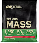 Optimum Nutrition Serious Mass με Γεύση Φράουλα 5.455kg