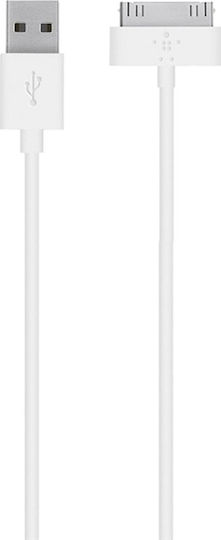 USB to 30-Pin Cable Λευκό 1.2m (406102)