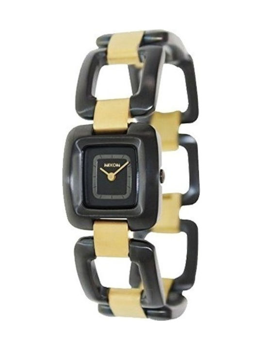 Nixon Sisi Womens Watch 24mm Battery with Black Metal Strap