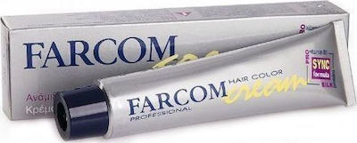 Farcom Hair Color Cream Vopsea de Păr N/B Negru Albastru 60ml