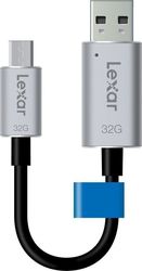 Lexar JumpDrive C20m 32GB USB 3.0 Stick with connection USB-A & micro USB-B