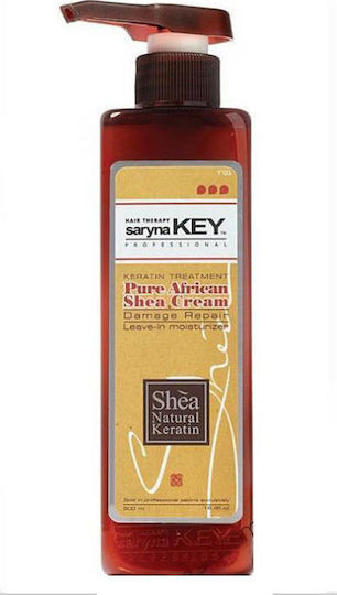 Saryna Key Pure African Shea Cream Damage Repair Leave-In Moi Conditioner Αναδόμησης/Θρέψης για Ξηρά Μαλλιά 300ml