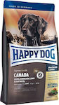 Happy Dog Sensible Canada 4kg Trockenfutter ohne Getreide für erwachsene Hunde mittlerer & großer Rassen mit Kartoffeln und Lachs