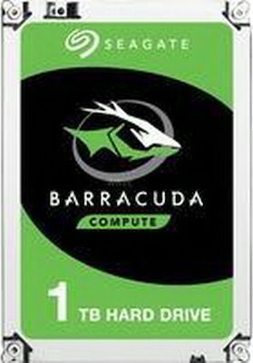 Seagate Barracuda 1TB HDD Festplatte 2.5" SATA III 5400Umdrehungen pro Minute mit 128MB Cache für Schreibtisch / Laptop / PS4