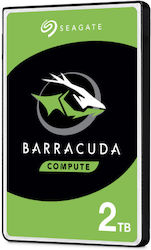 Seagate Barracuda 2TB HDD Σκληρός Δίσκος 2.5" SATA III 5400rpm με 128MB Cache για Desktop / PS4 / Laptop