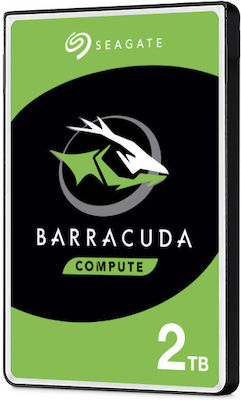 Seagate Barracuda 2TB HDD Hard Drive 2.5" SATA III 5400rpm with 128MB Cache for Desktop / Laptop / PS4