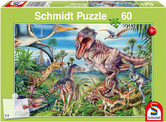 Kids Puzzle Dinosaurs for 5++ Years 60pcs Schmidt Spiele