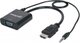 Manhattan HDMI to VGA Converter 3.5mm / HDMI Male to VGA Female 1 Piece