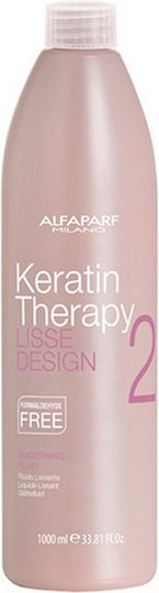 Alfaparf Milano Professional Lisse Design Keratin Therapy Smoothing Fluid Lotion Μαλλιών Λείανσης με Κερατίνη 500ml
