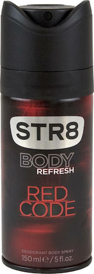 STR8 Body Refresh Red Code Deodorant Body Αποσμητικό σε Spray 150ml