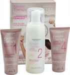 Alfaparf Milano Express Keratin Therapy Service Kit Σετ Θεραπείας Μαλλιών με Κερατίνη για Ισιωτική, με Σαμπουάν 3τμχ