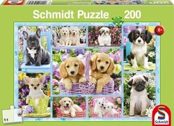 Kinderpuzzle Κουταβάκια für 8++ Jahre 200pcs Schmidt Spiele