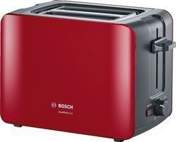 Bosch Comfortline Тостер 2 слота 1090W Червена