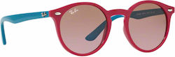 Ray Ban Неразрушими Детски Слънчеви Очила Червени Ray Ban Неразрушими Детски Слънчеви Очила Червени