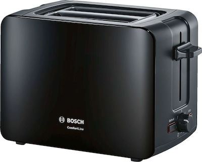 Bosch Comfortline Toaster 2 Slots 1090W Black