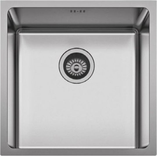 Karag BL 793 BL793 Unterbau Spüle Inox Satiniert B44xT44cm Silber