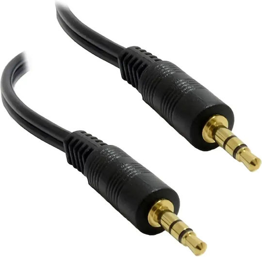 Tele 3.5mm Jack Cable Male - 3.5mm Jack Male Black 1.5m CR-158/1.5