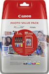 Canon CLI-551XL Photo Value Pack με 4 Μελάνια Εκτυπωτή InkJet Ματζέντα / Κυανό / Κίτρινο / Μαύρο (6443B006)