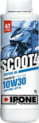 Ipone Scoot 4 Semi-synthetic Motorcycle Oil for Four-Stroke Engines 10W-30 1lt