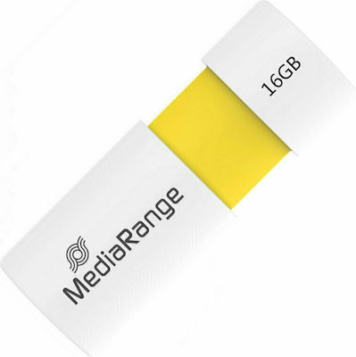 MediaRange 16GB USB 2.0 Stick Gelb