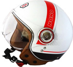 Beon B-110B White/Red Motorradhelm Jet